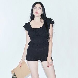 SOLD NWOT L/XL Fashion Brand Company French Unmentionable in Black